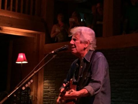 Graham singing at Levon Helm Studios